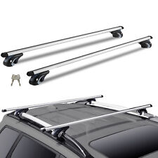 54 Adjustable Universal Top Roof Rack Cross Bars Carrier Aluminum Wlock