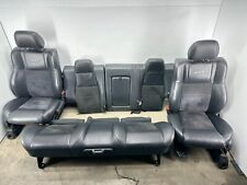 Jeep Grand Cherokee Srt8 05-10 Oem Set Front Rear Interior Suede Leather Seats