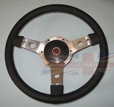 New 14 Leather Steering Wheel Adaptor Austin Healey Sprite 1964-67 Polished
