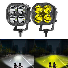 3 Inch 80w Led Cube Pods Amber Off Road Driving Lights Spot Work Light Bar Fog