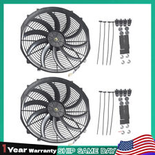 16 Inch 12v 120w Universal Radiator Ac Condenser Electric Plastic Cooling Fan
