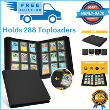 Toploader Binder Holds 288 Toploaders 9 Pocket Top Loader Binders For 3 X 4