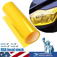Golden Yellow Gloss Headlight Taillight Fog Light Tint Film Vinyl Wrap