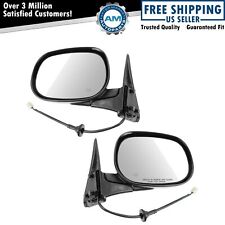 Power Heated Side View Mirrors Folding Pair Set New For Dodge Ram Pickup Truck
