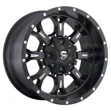 20x10 Matte Black Milled Wheels Fuel D517 Krank 6x1356x5.56x139.7 -24 Set Of