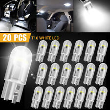 20pcs Light Bulbs White T10 194 168 W5w 2825 Led Interior Map Dome License Plate