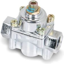 Holley Chrome Carbureted Fuel Pressure Regulator2 Portsadjustable 4.5-9 Psi