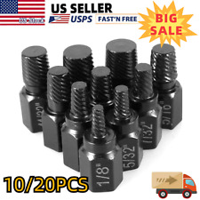 1020screw Extractor Kit Damaged Screw Remover Set Easy Out Drill Bits Bolt Stud
