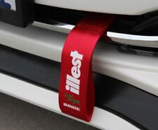 Jdm High Strength Bride Illest Tow Strap For Front Rear Bumper Tow Hook-red New