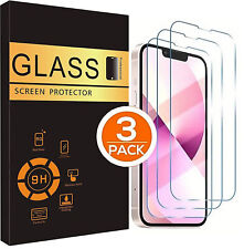 3-pack For Iphone 15 14 13 12 11 Pro Max X Xs Xr Tempered Glass Screen Protector