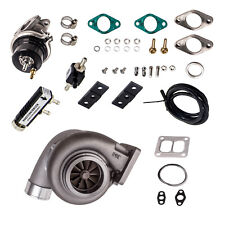 Gt45 T4 V-band 1.05 Ar 600hp Turbo Charger Boost Controller Wastegate Kit