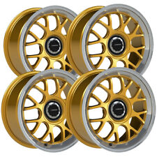 Set Of 4 Vision 478 Alpine 20x8.5 5x1125x120 35mm Gold Wheels Rims 20 Inch