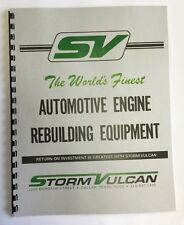 Storm Vulcan Model D-11a Engine Run In Stand Manual