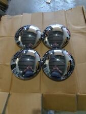 8 Chrome Steel Baby Moon Hubcaps Set Of 4 Dog Dish