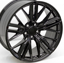 20 Gloss Black 6th Gen Zl1 Style Wheels 20x9 20x10 5x120 Chevy Camaro 2010-23