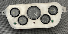Vintage Stewart Warner 3 Iii Speedometer Fuel Oil Water Amps Panel Rat Hot Rod