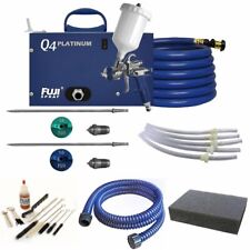 Fuji Q4 Platinum Quiet Hvlp Spray System W 5 Pressure Tube Accessories Bundle