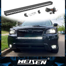 31 150w Led Light Bar Lower Bumper Grille Wiring For 2016-2018 Subaru Forester