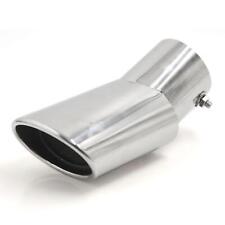 Stainless Steel 75mm 3 Inlet Slant Cut Car Exhaust Muffler Tip Tail Pipe