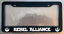 Rebel Alliance Star Wars Fans Glossy Black License Plate Frame
