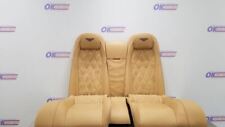 15 Bentley Continental Gtc S Complete Rear Seat Assembly Tan Leather
