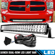 32inch Led Light Bar 3032 Combo Bumper Lights For Dodge Ram 1500 2500 Wiring