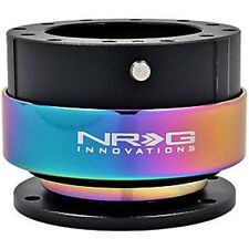 Nrg Gen 2.0 Steering Wheel Quick Release Hub Black Body Neo Chrome Ring