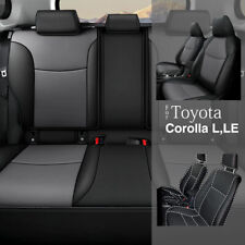 For Toyota Corolla L Le 2020-2024 Car Seat Covers Custom Pu Leatherno Hybrid 