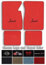 Chevrolet Impala Logo Loop Carpet Floor Mats - Choose Mat Color And Logo