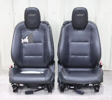 2010-2015 Chevrolet Camaro Ss Black Leather Front Seats Set 1 Used Gm