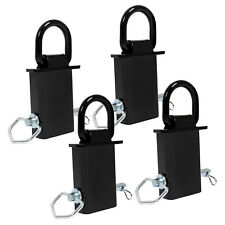 Stake Pocket D Rings 4pcs 12000lbs Heavy Duty Removable For Utility Trailers