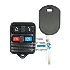 Replacement Keyless Entry Remote Fob Ignition Transponder Chip Key For Ford