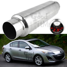 For Mazda 2 3 6 Cx-5 Mx-5 2.5 Inlet Outlet Exhaust Stainless Muffler Resonator