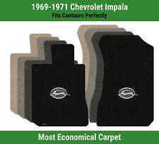 Lloyd Velourtex Front Carpet Mats For 69-71 Chevy Impala Wimpala Emblem Logo