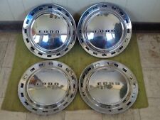 1952 Ford Hubcaps 15 Set Of 4 Hub Caps 52 Wheel Covers