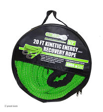 Kinetic Energy Recovery Rope 20 Foot 20 Tow Strap 6800 Lb Atv Puller