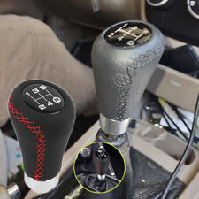 For Ford Vw Audi Benz Leather Manual Gear Stick Shift Knob Shifter Lever Head