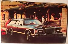 Postcard 1978 Ford Ltd Country Squire Champaign Illinois University Ford Old Car