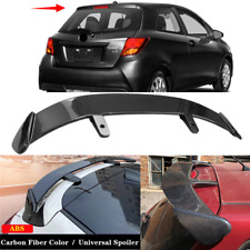 Rear Window Roof Spoiler Wing Gt Carbon Look Style Fit For Toyota Yaris 12-18