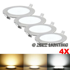 4x Cool White 18w 8 Round Led Recessed Ceiling Panel Down Lights Bulb Slim Lamp