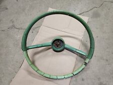 1957 Desoto Steering Wheel 2 Tone Green Forward Look Dodge Mopar 57