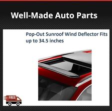 Avs Universal Smoke Pop-out Sunroof Wind Deflector Fits 78061 Up To 34.5 Inches-