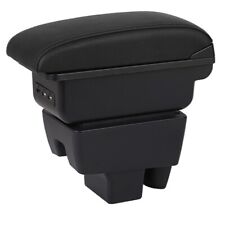 Car Armrest Arm Rest Centre Console Storage Box With Usb For Skoda Rapid 13 - 18