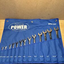 Cornwell Tools Blue Power 13 Pc. Combination Wrench Set 12 Point Sae Minty