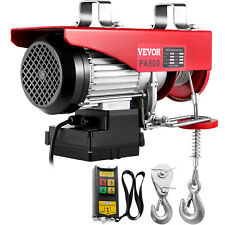 Vevor Electric Hoist 110v Electric Winch 1800lbs With Wireless Remote Control