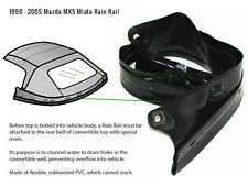 Brand New Mazda Miata Convertible Top 1989-2005 Rain Rail  Hardware