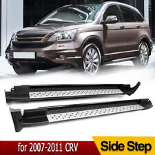 For 2007-2011 Honda Crv Cr-v Aluminum Running Boards Nerf Bars Side Steps Black