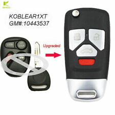 Upgraded Flip Remote Keyless Fob Uncut Key For 2001-2004 Corvette C5 Koblear1xt