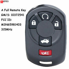 For Chevrolet Corvette 2005-2007 Transmitter Keyless Remote Key Fob M3n65981403