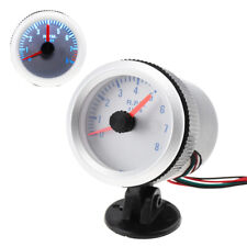 Tachometer Tach Gauge With Holder Cup For Auto Car 2 52mm 0-8000rpm Blue Led